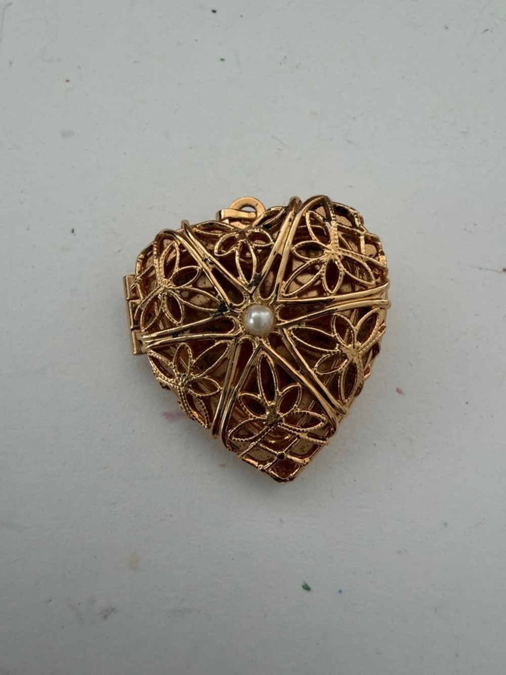 Filigree Locket Pendant